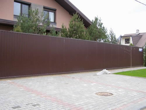 Классический вариант забора