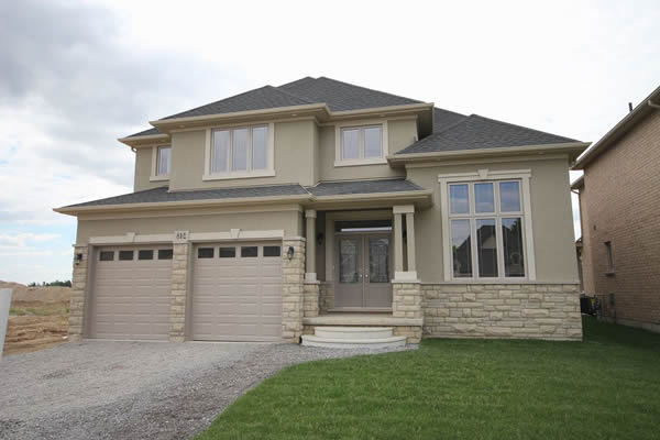 Оштукатуривание фасада