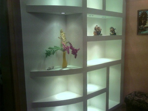 Дизайн полок с подсветкой