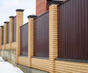 Металлический профиль для забора