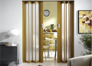 Межкомнатные раздвижные двери гармошка