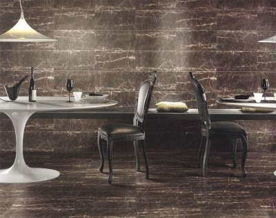 Черный мрамор в интерьере