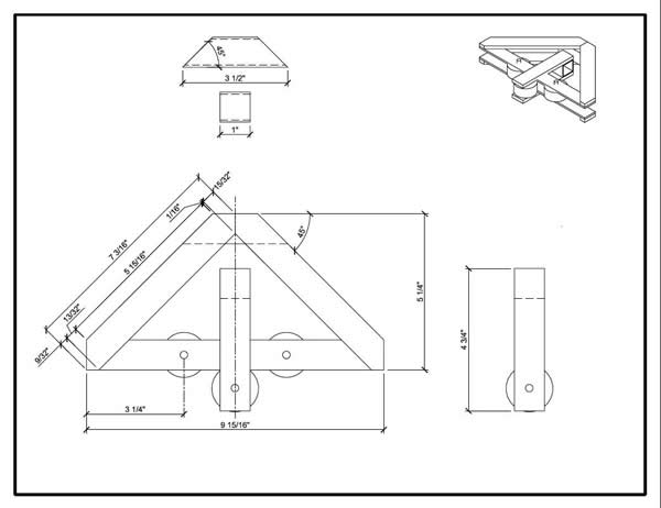 Чертежи ручного трубогиба