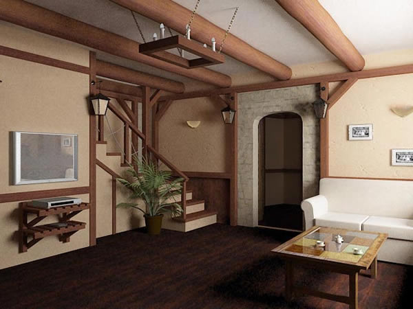 Декоративный каркас и несущие конструкции в дизайне дома