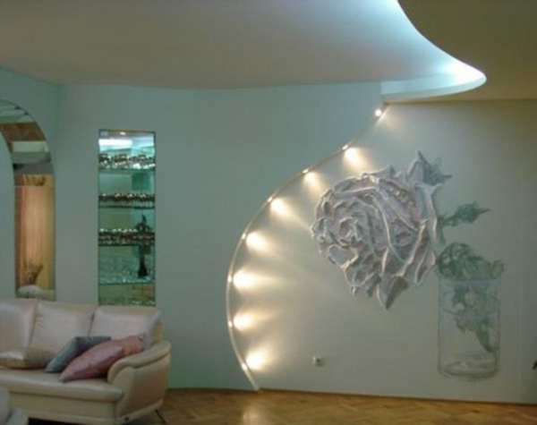 Дизайн помещения при помощи краски