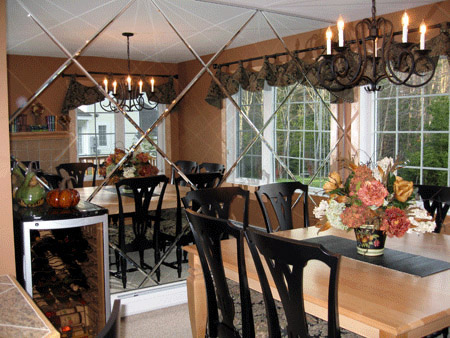 Фацетная плитка в интерьере