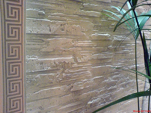 Фактурная штукатурка в отделке стен