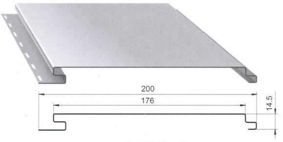 Фасадный стальной сайдинг