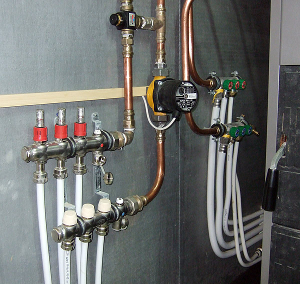 Фото коллектора для теплого пола