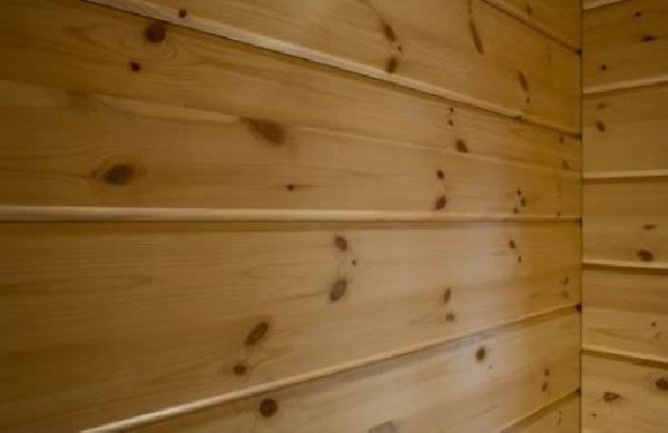 Горизонтальное крепление вагонки