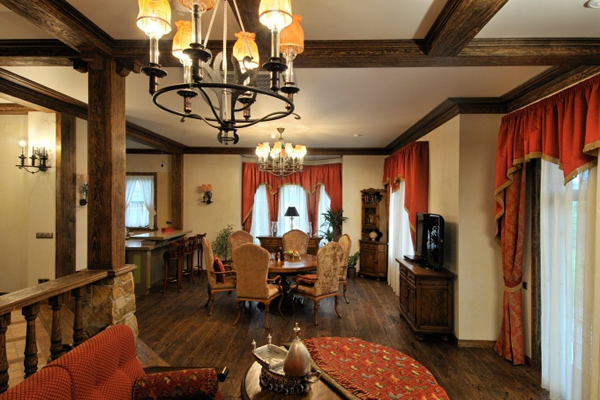 Гостиная в стиле кантри