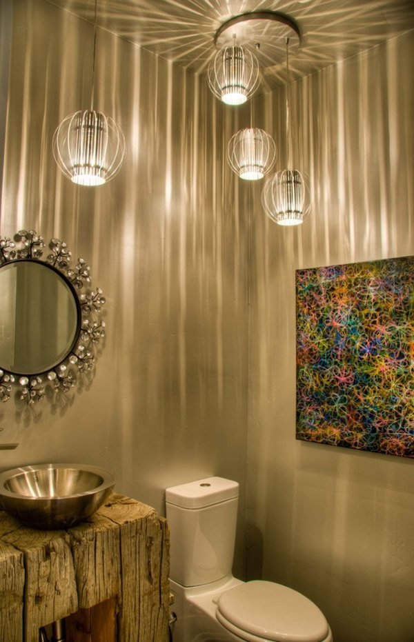 Интерьер туалета в стиле модерн