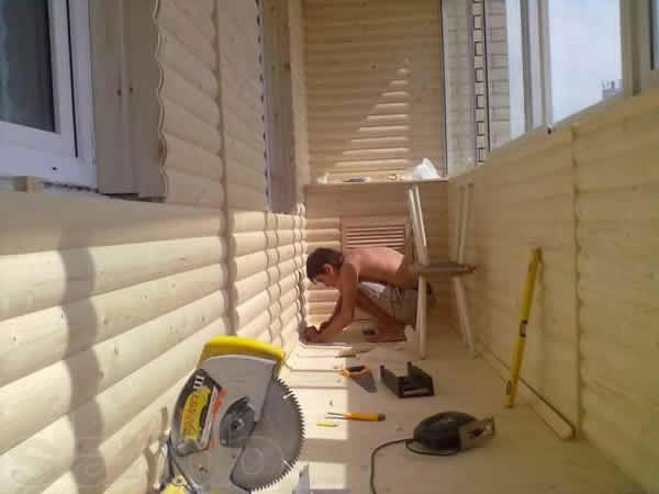 Стиль кантри в облицовке блок хаусом