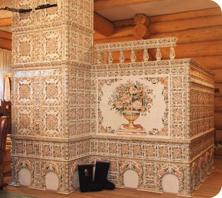 Композиция из изразцов