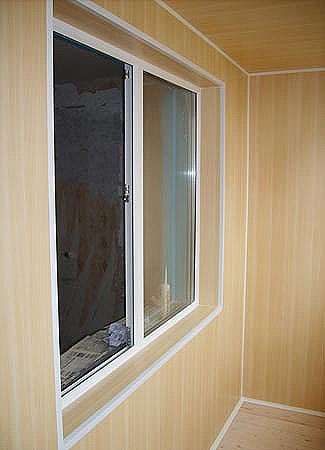 Откосы из пластика