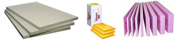 Различные виды утеплителя