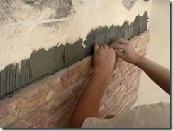 Тщательно подгоняем каждый ряд