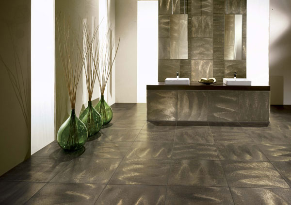 Керамическая плитка в дизайне таунхауса