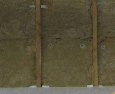 Крепление утеплителя