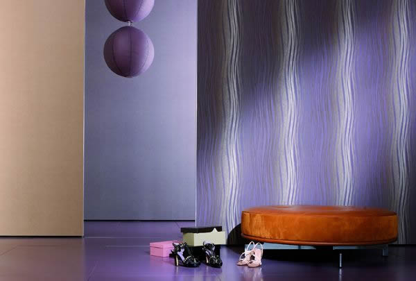 Фиолетовый интерьер с Marburg