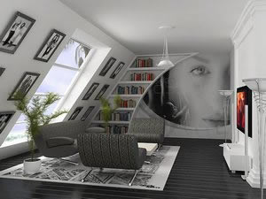 Минимум цвета, ничего лишнего, чувствуется стиль мастера