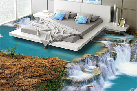 Наливные полы в интерьере