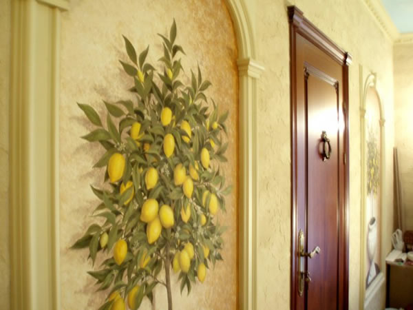 Нарисованная ниша в рамке