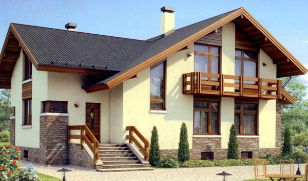 Газосиликатная стена: наружная отделка декоративной штукатуркой