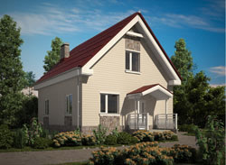 Здание, объединенное общей композицией построения