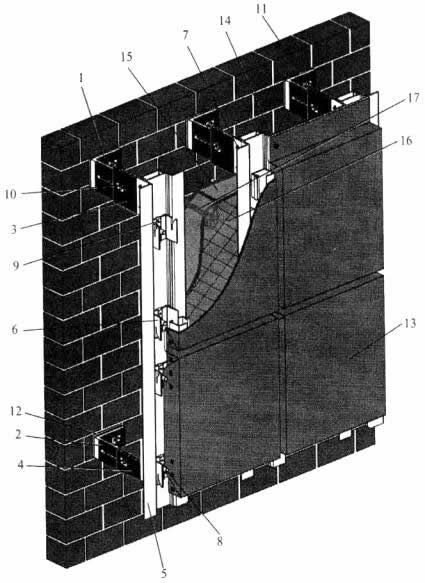 Небольшой фрагмент фасада из типовой технологической карты системы FS-300