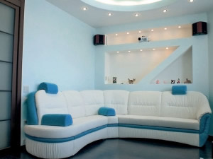 Ниша из гипсокартона с подсветкой - своими руками