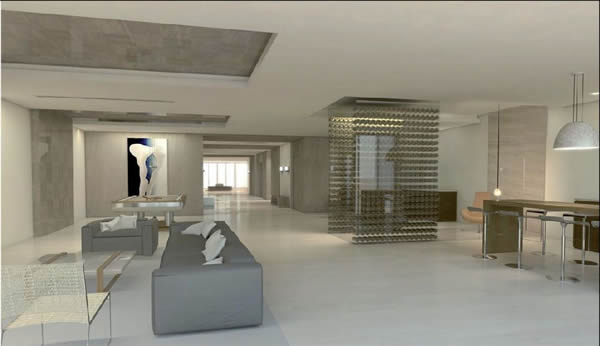 Паркетная доска из беленого дуба в современном интерьере