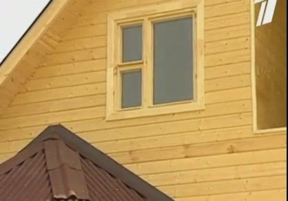 Облицовка дома вагонкой