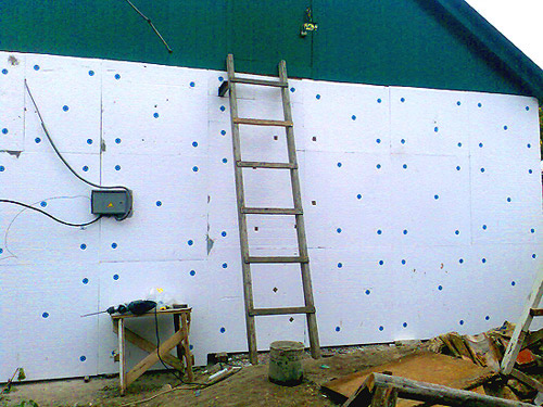 Общий вид крепления пенопласта