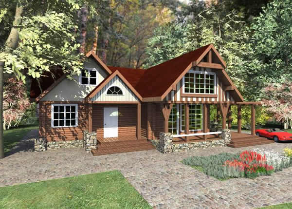 Оформление дома в стиле шале