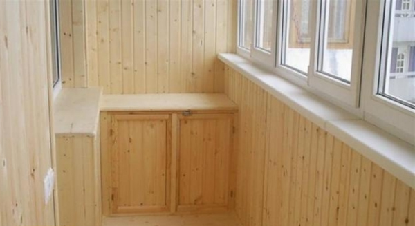 Утепление лоджии вагонкой