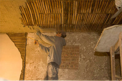 Отделка штукатуркой