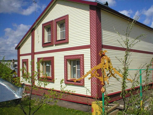 Внешняя отделка легким материалом