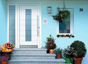 Отделка двери винипластом