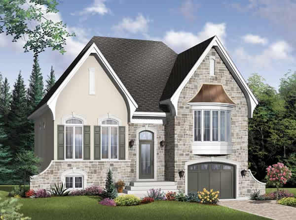 Немецкий стиль оформления фасада