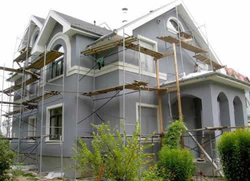 Пример установки лесов