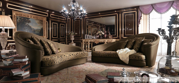 Классический стиль оформления гостиной