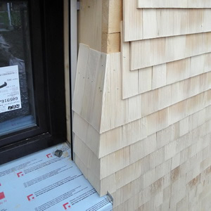 Отделка наружных стен деревянной дранкой