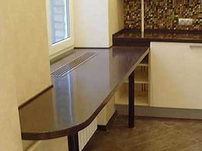 Подоконник с функцией стола