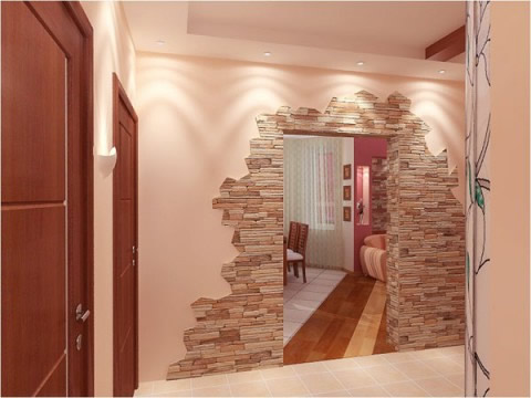 Декоративный камень в интерьере
