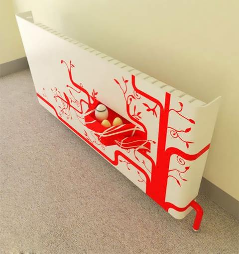 Отделка радиатора отопления декоративным экраном