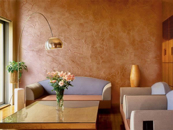 Декоративная штукатурка в отделке помещения