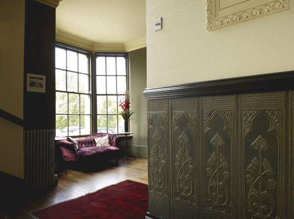 Отделка стен линкрустом