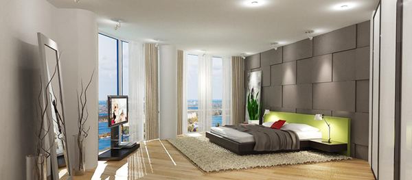 Отделка таунхауса в стиле минимализм