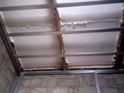 Установка обрешетки